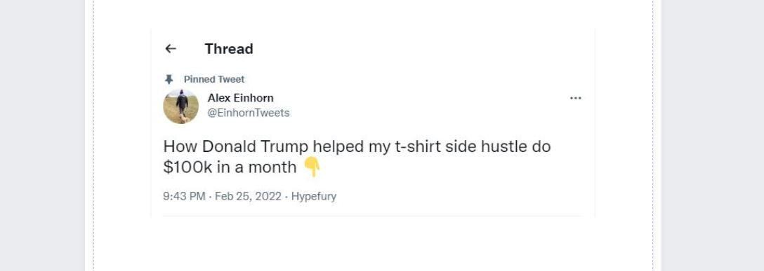 How Donald Trump Helped My T-Shirt Side Hustle do $100k in a Month
