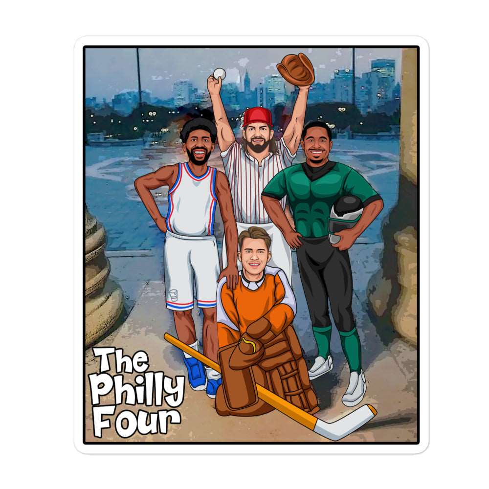 The Philly Four Photo Sticker