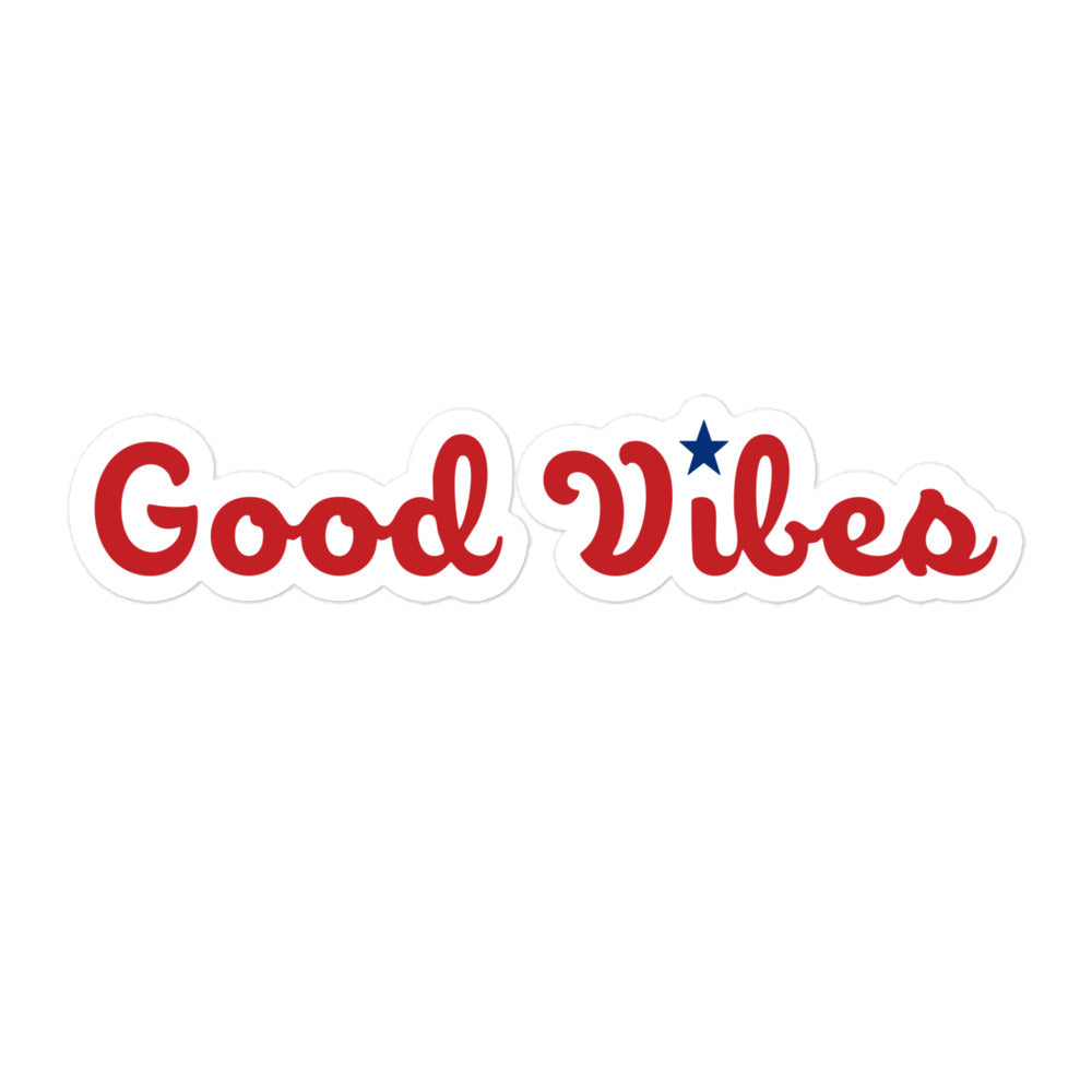 Good Vibes Philly Baseball Sticker