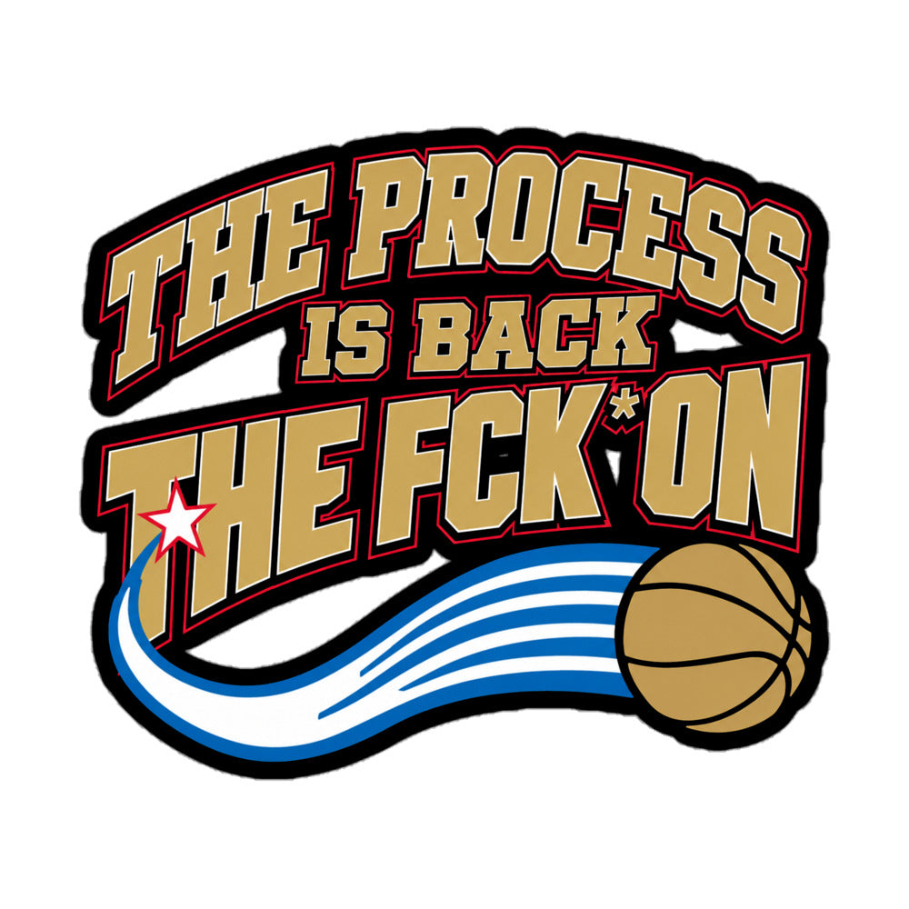 A stylized basketball-themed graphic with the text &