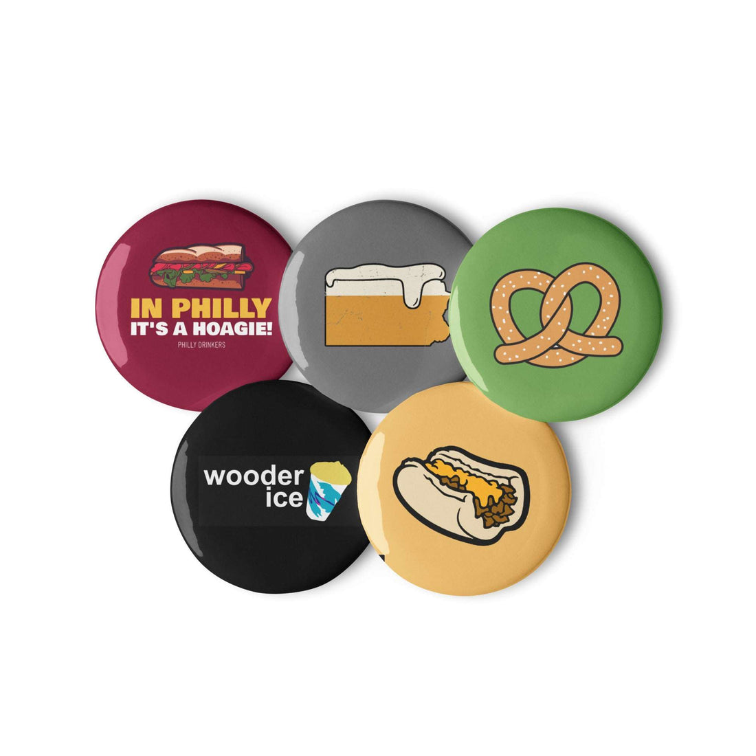 Philly Food Pin Set