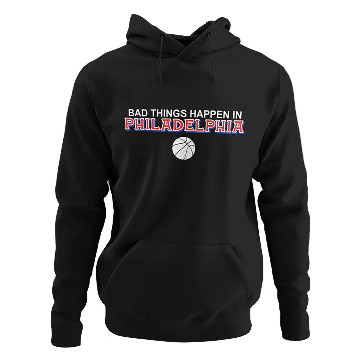 Black hoodie with text &