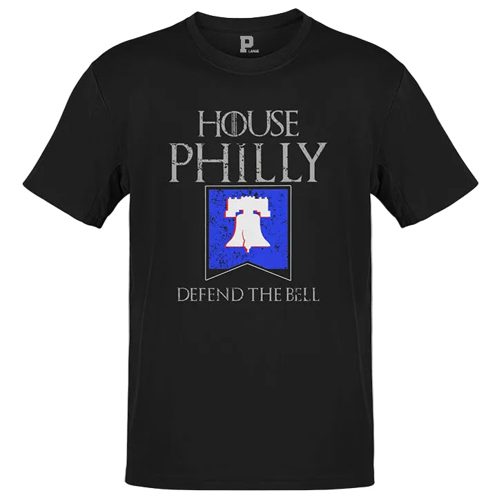 House Philly tee, front view — Philly basketball shirt