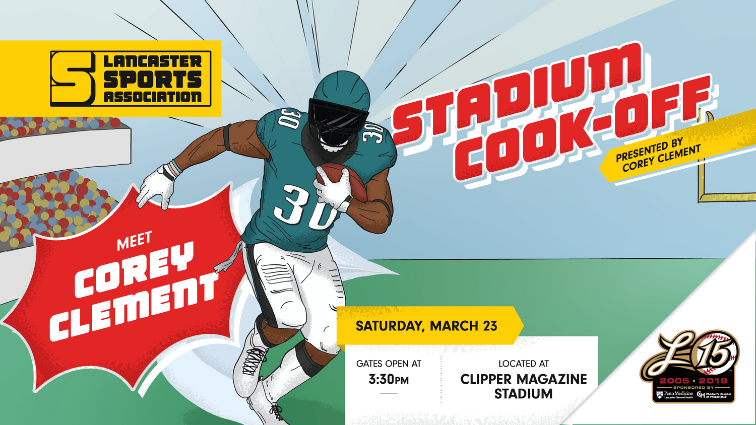 Here's How you can Meet Corey Clement on March 23rd