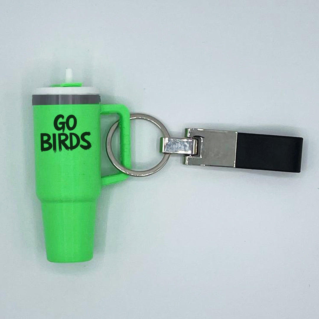 Go Birds Miniature Tumbler Keychain