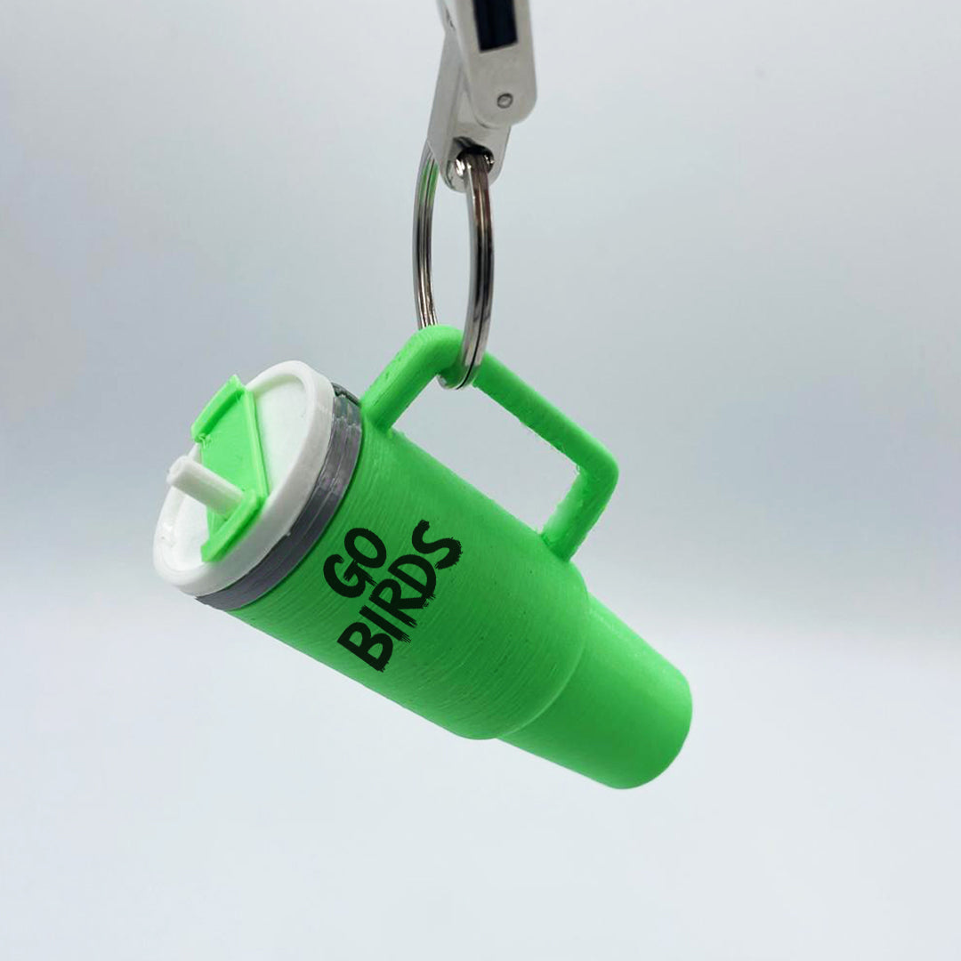 Go Birds Miniature Tumbler Keychain