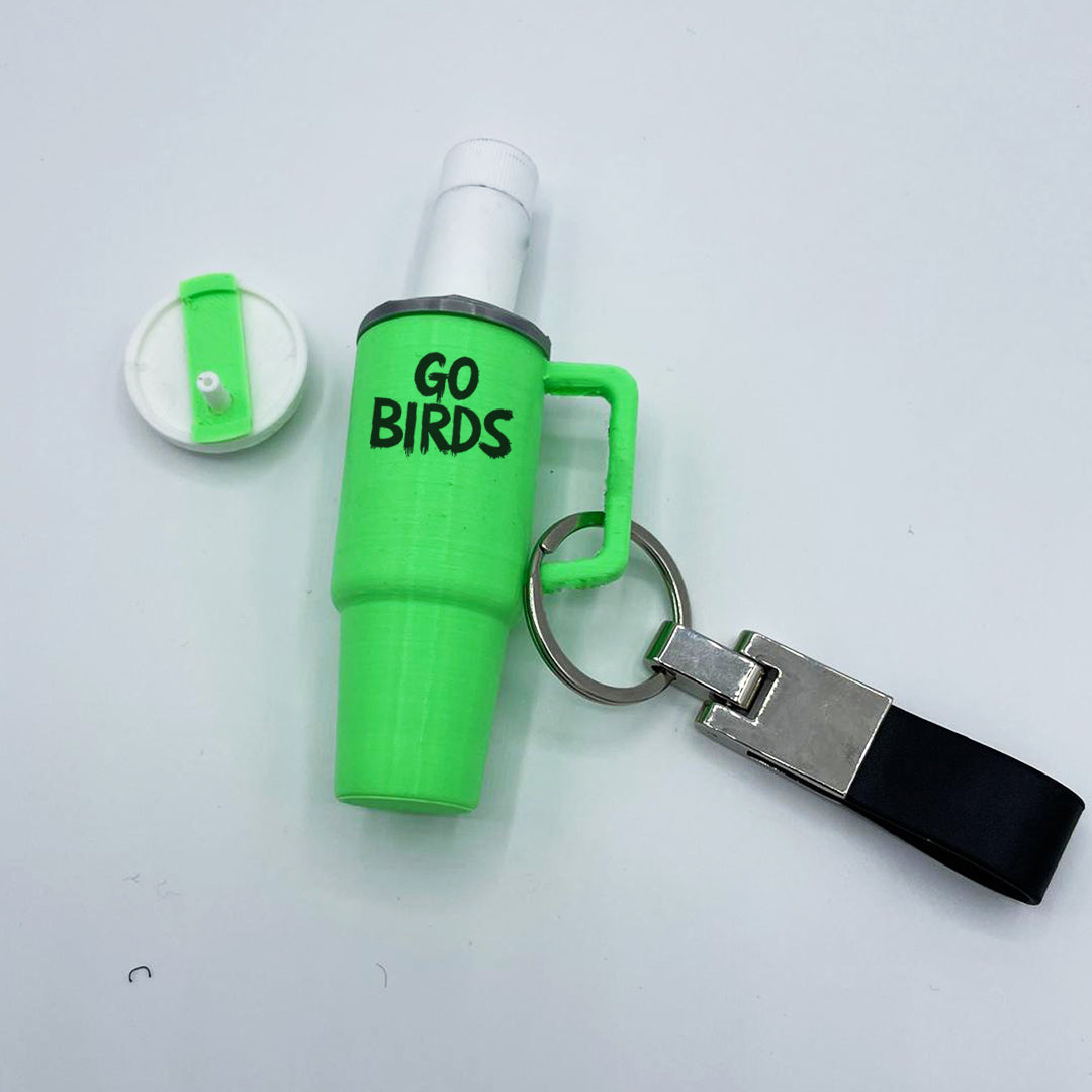 Go Birds Miniature Tumbler Keychain