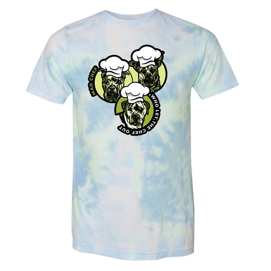 Who Let the Chef Out Tie Dye Tee