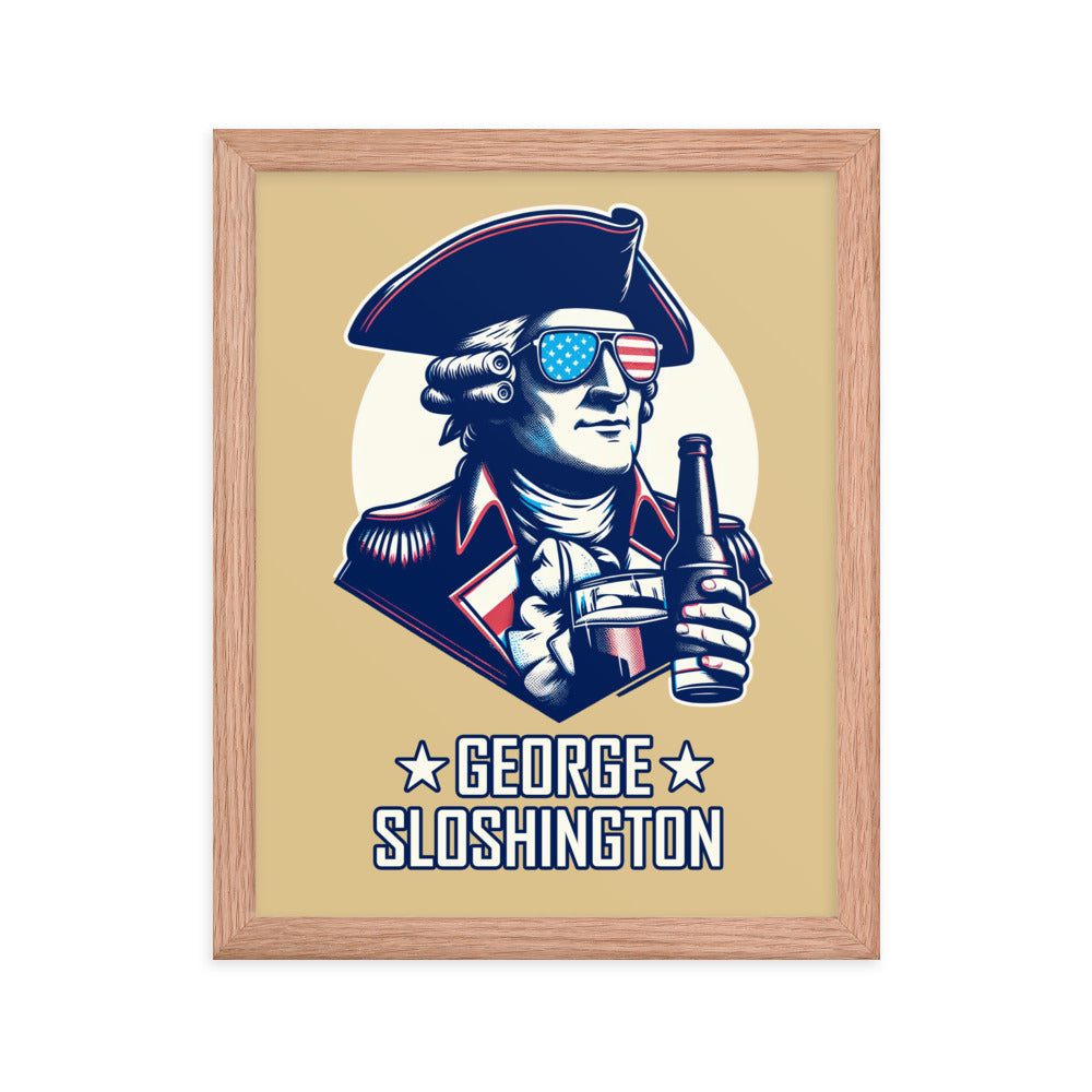 George Sloshington Framed Poster