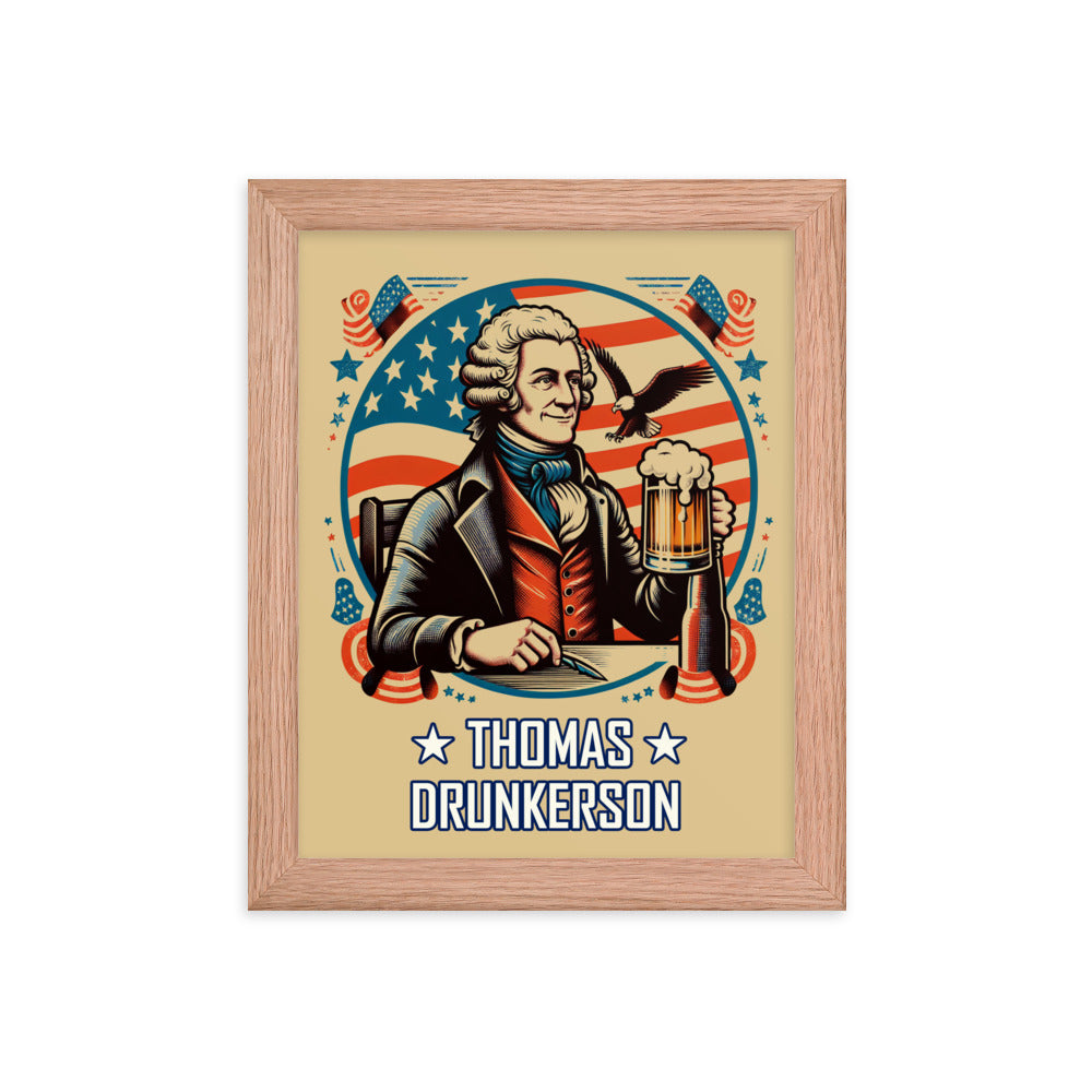 Thomas Drunkerson Framed Poster