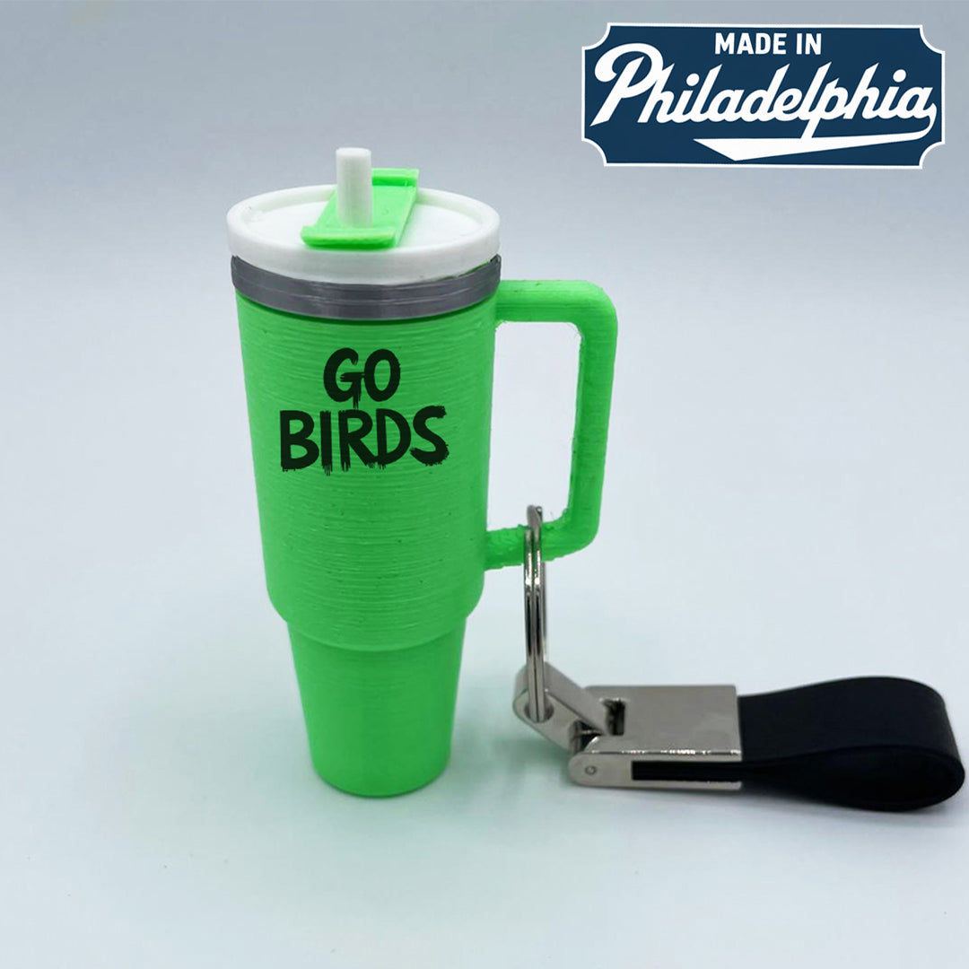 Go Birds Miniature Tumbler Keychain