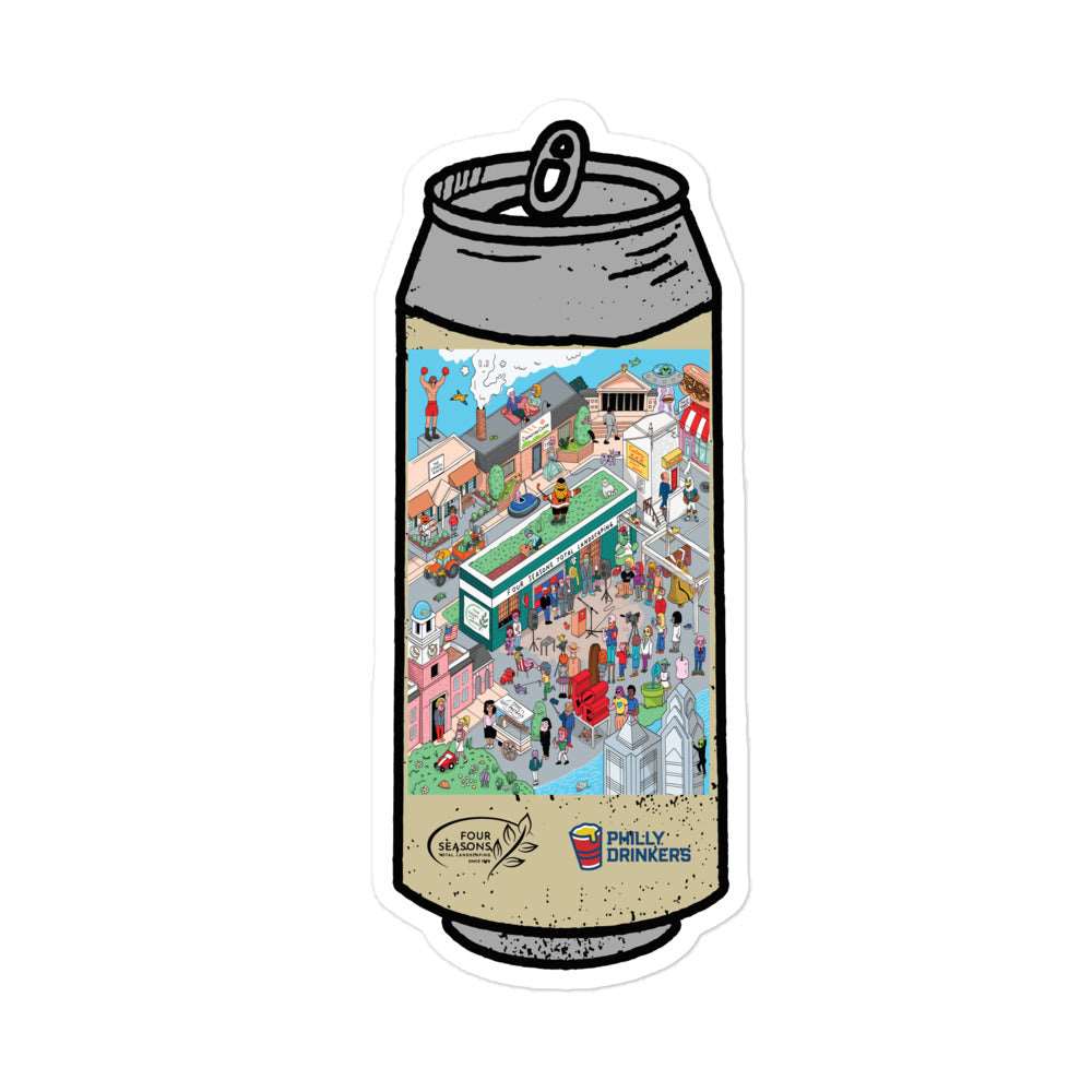 Lawn Jawn IPA Beer Label Sticker