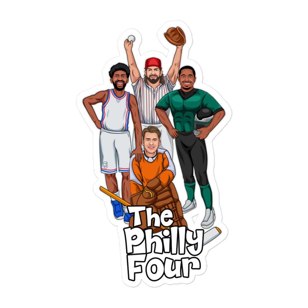 The Philly Four Sticker