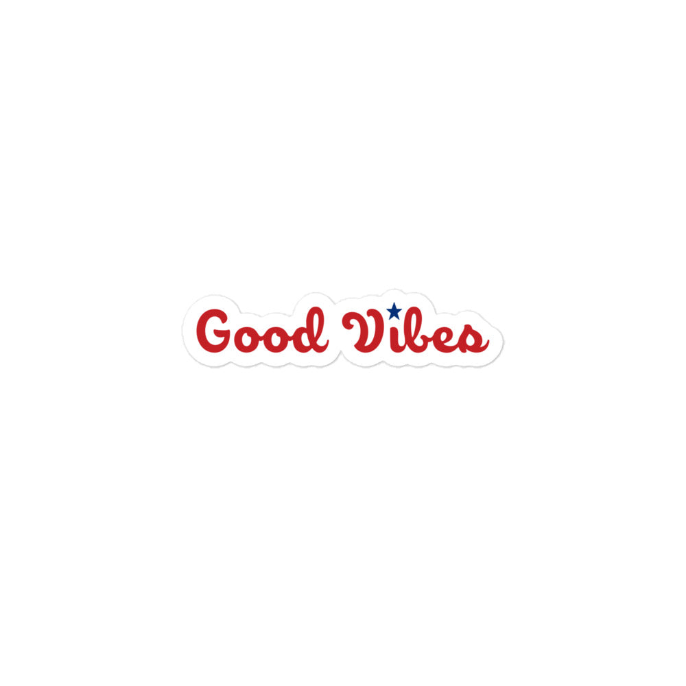 Good Vibes Philly Baseball Sticker