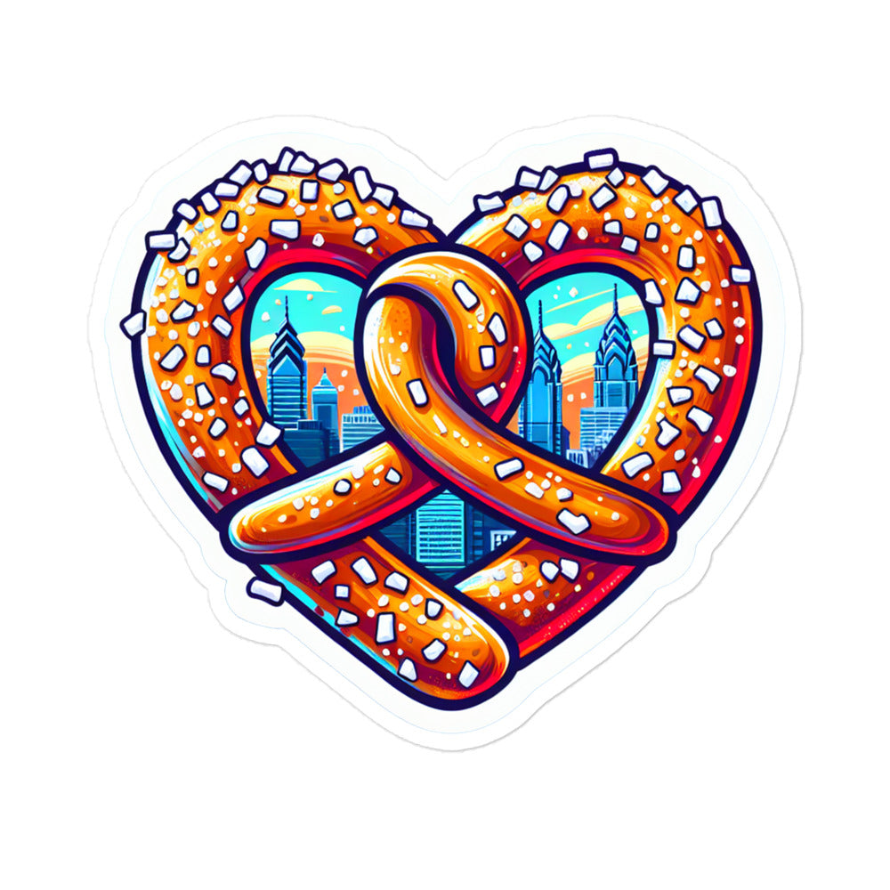 LOVE Philly Pretzel Sticker