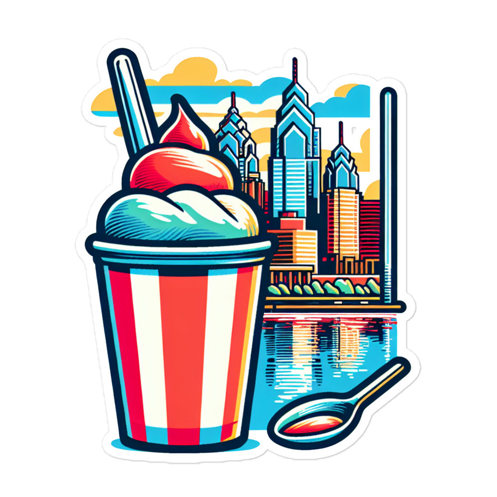 Philly Wooder Ice Sticker