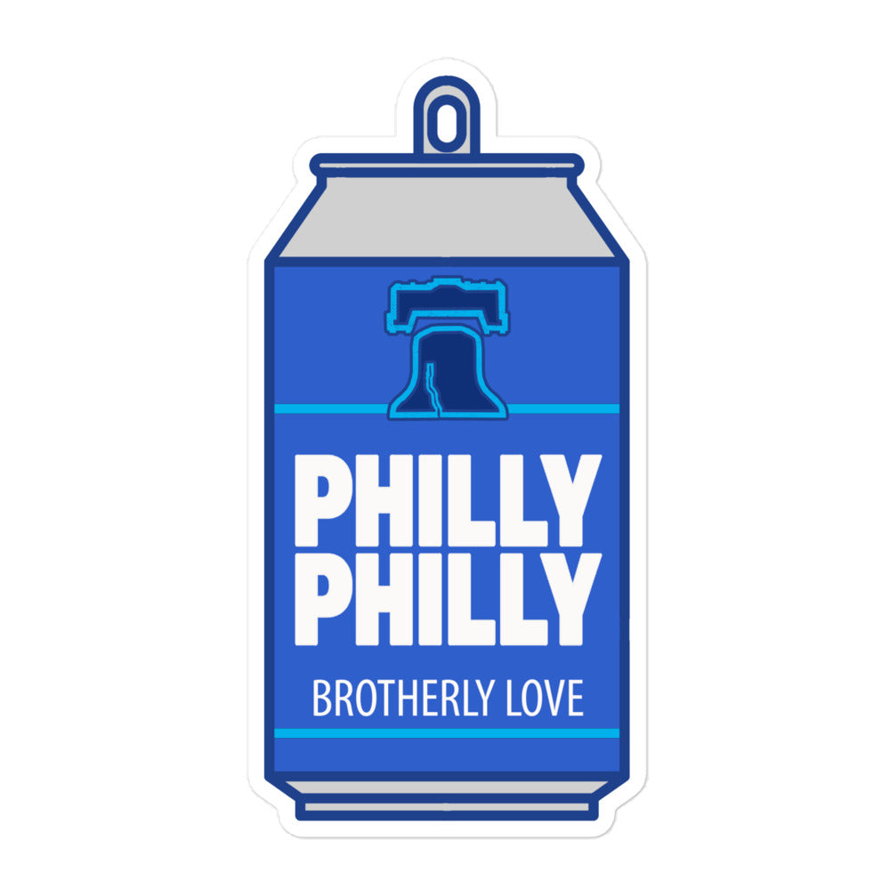 Philly Philly Beer Can Sticker