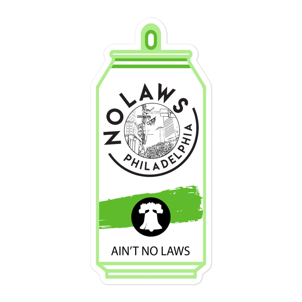 No Laws Can Sticker