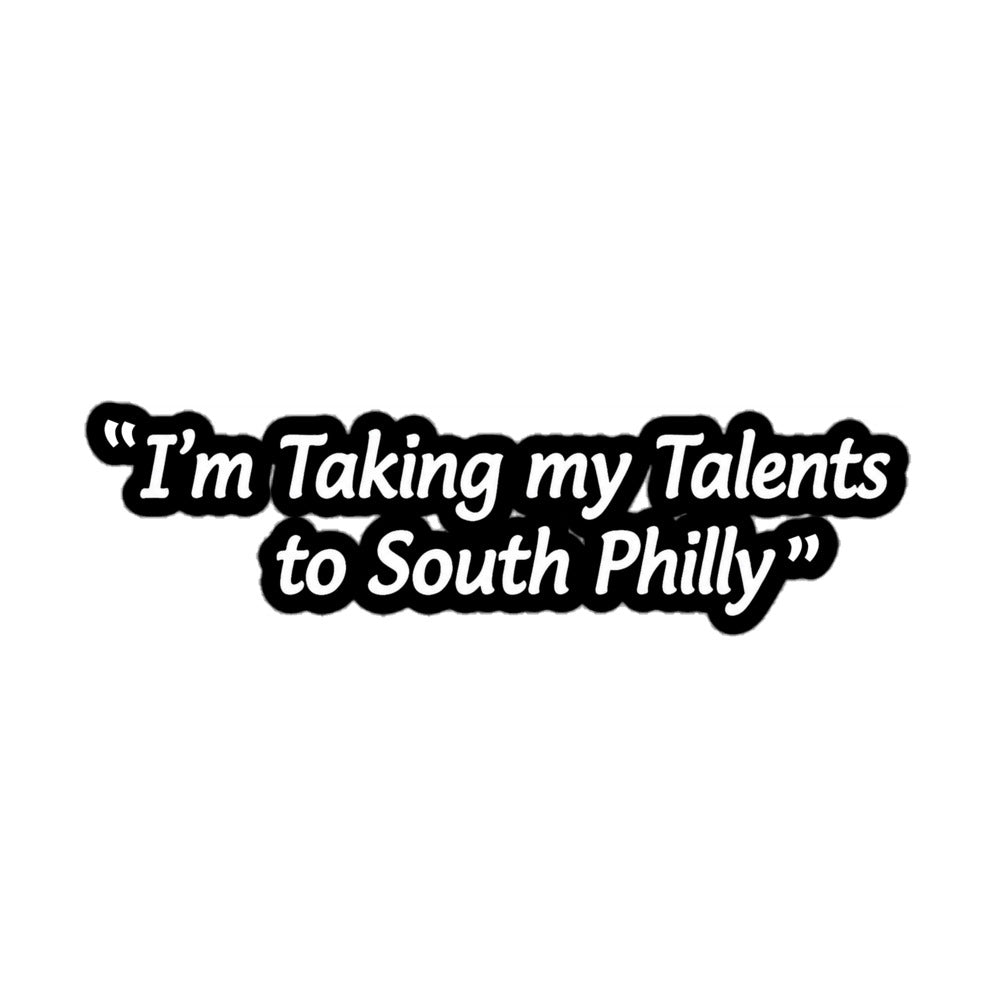 Sticker with text I&