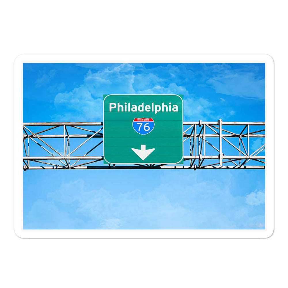 Philadelphia Sign Sticker