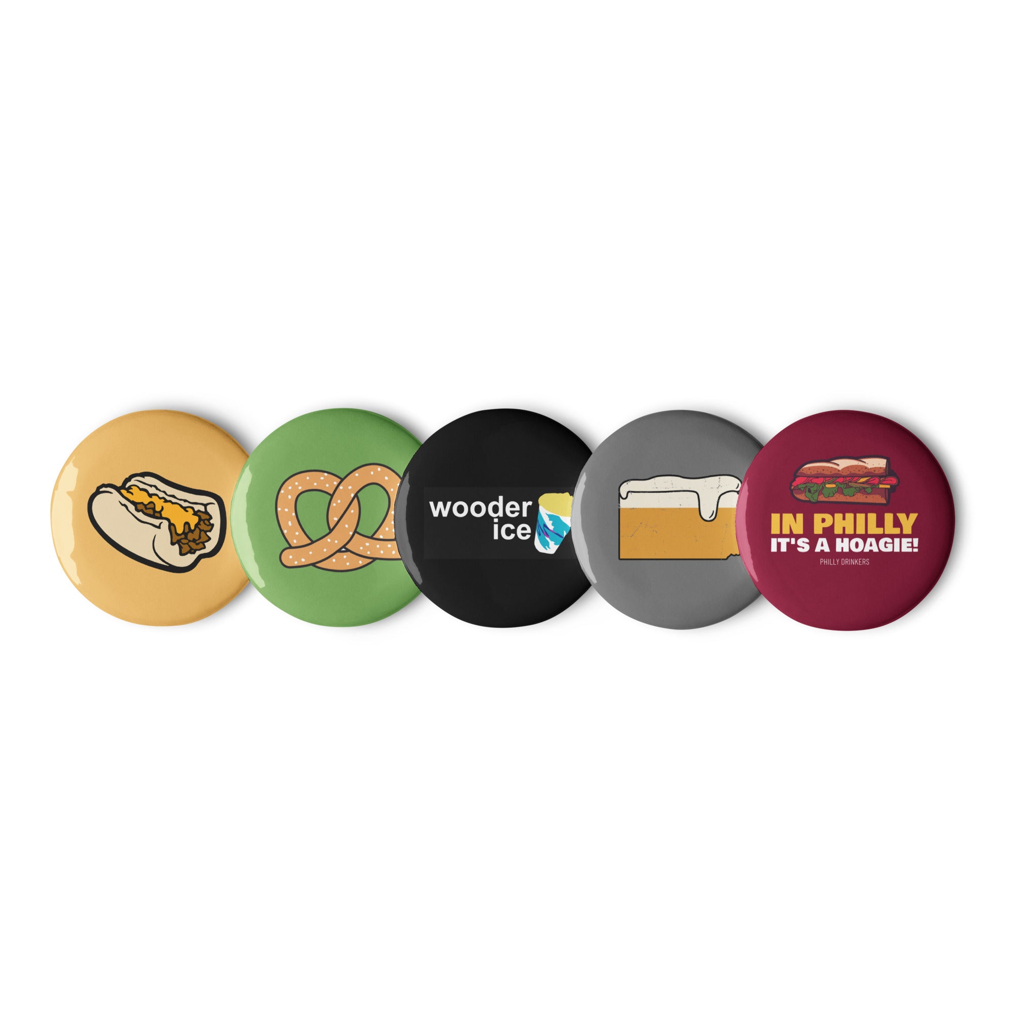 Philly Food Pin Set