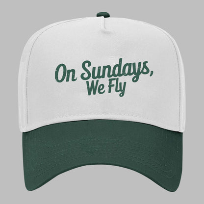 On Sundays, We Fly Snapback Hat