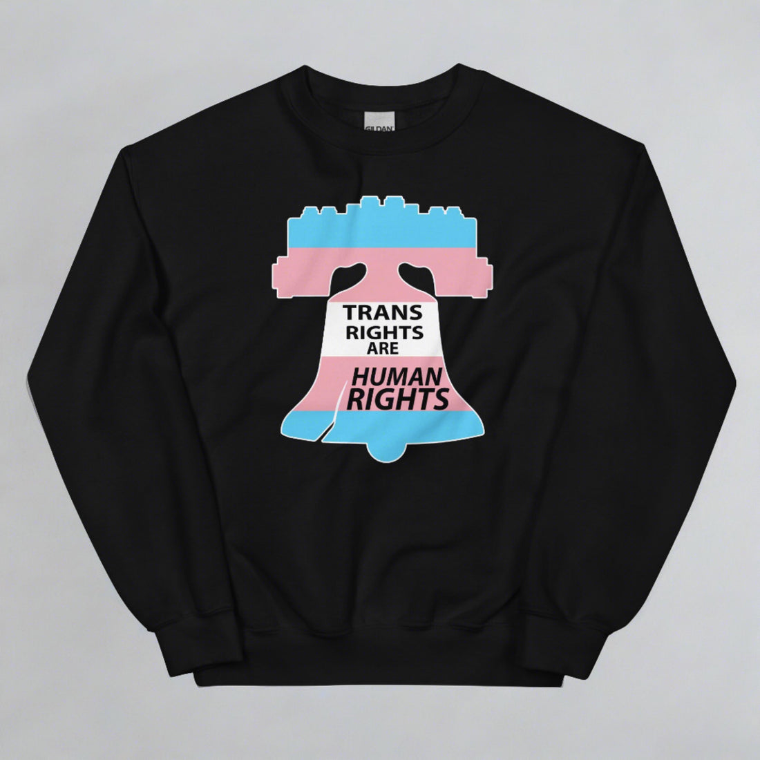 Trans Rights Are Human Rights Crewneck Sweatshirt