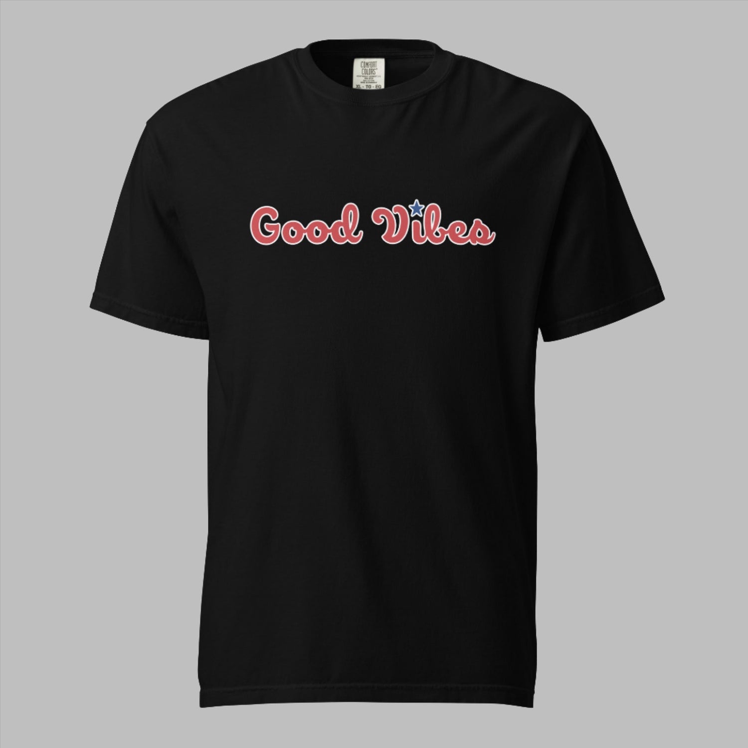 Good Vibes Philly Baseball Tee