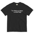 Taking My Talents to South Philly quote tee in Black — Philadelphia basketball fan shirt by Philly Drinkers