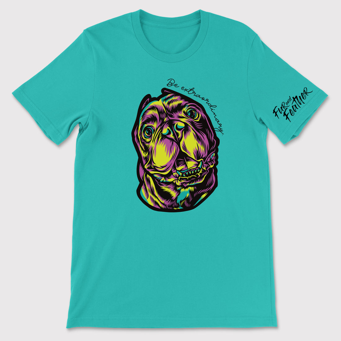 Pitties Love Peace "Be Extraordinary" Tee
