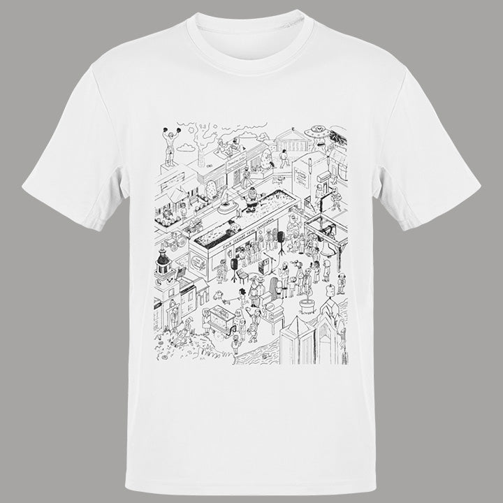 Four Seasons Total Landscaping Cartoon Tee