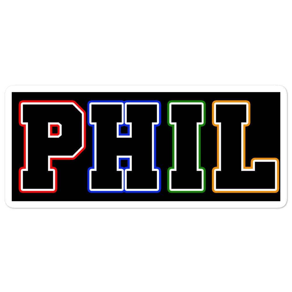 Phil Cons Sticker PHIL Sticker – Philly Drinkers